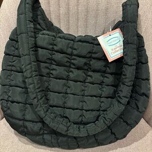 Black Quilted Women's Bag